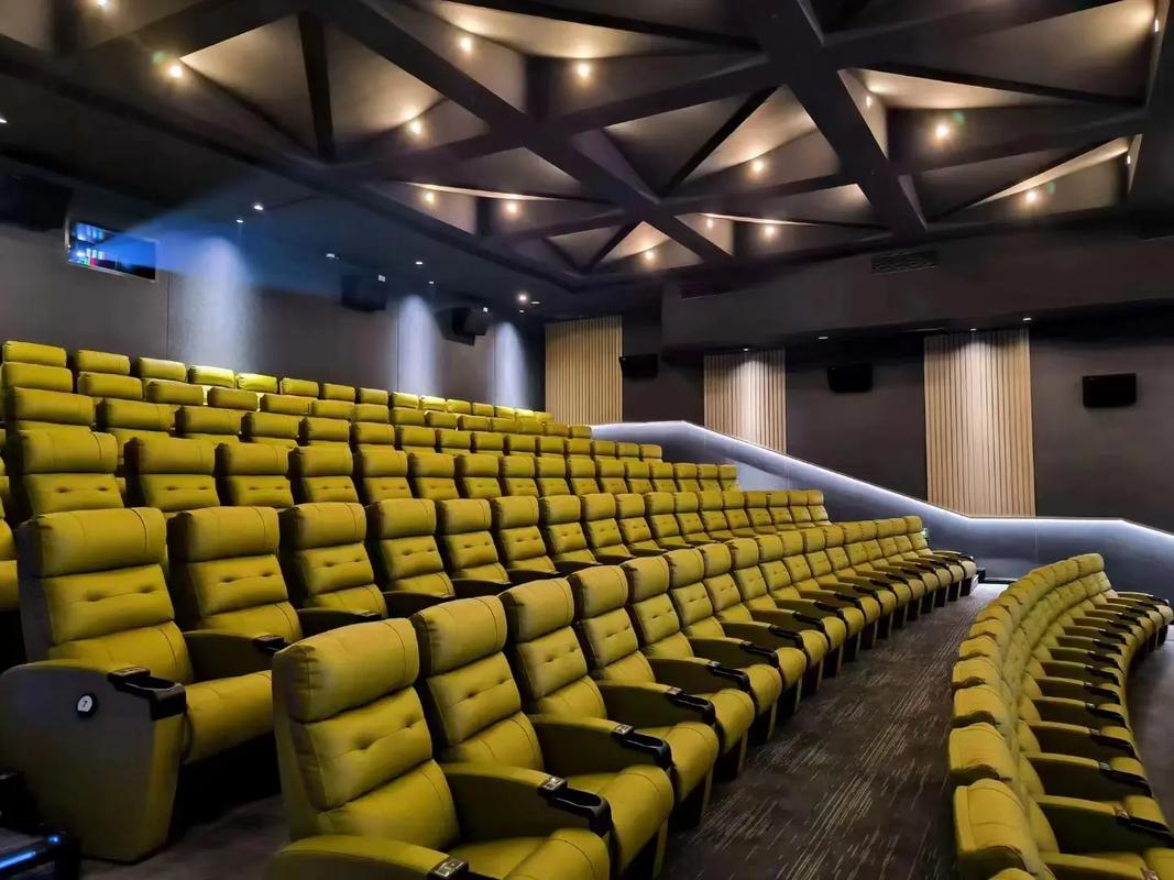 Commercial cinema seating upholstery for high traffic entertainment spaces