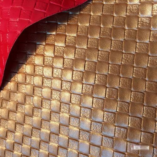 Luxury woven PU leather upholstery texture