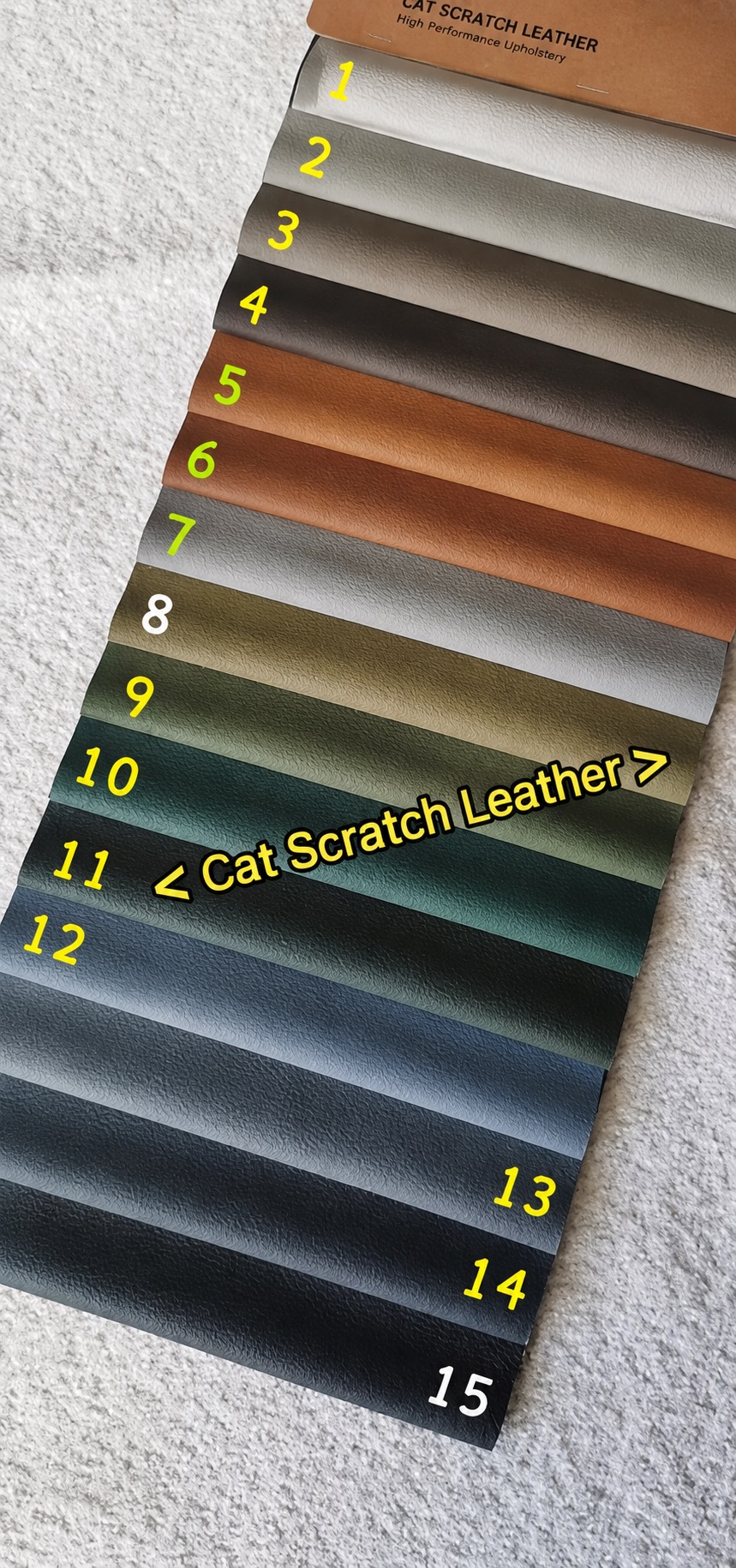 Cat Scratch Resistant Leather - application seating