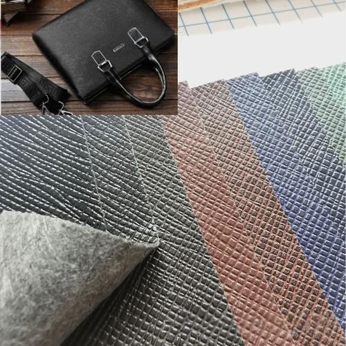 Decorative woven pattern PU leather