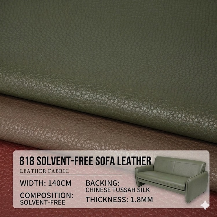 Litchi Grain Solvent-Free Eco Leather